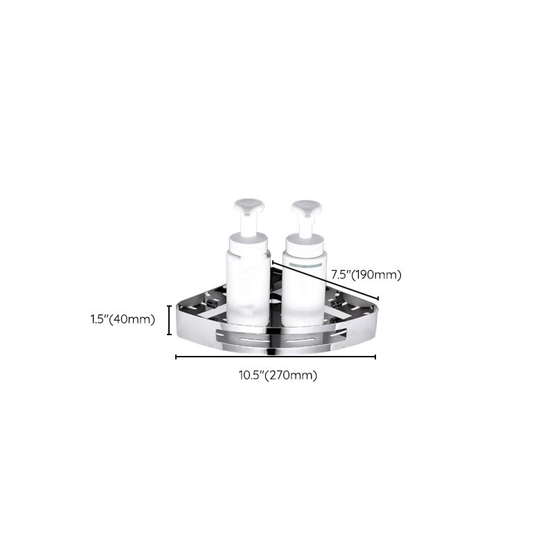 BowLift | Modern Bathroom Hardware Set Silver Bathroom Shelf Bathroom Hardware Set