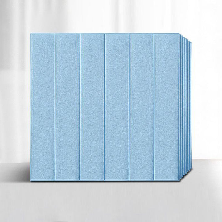 BowLift | Solid color 3D embossed wall panel waterproof foam interior wall tile