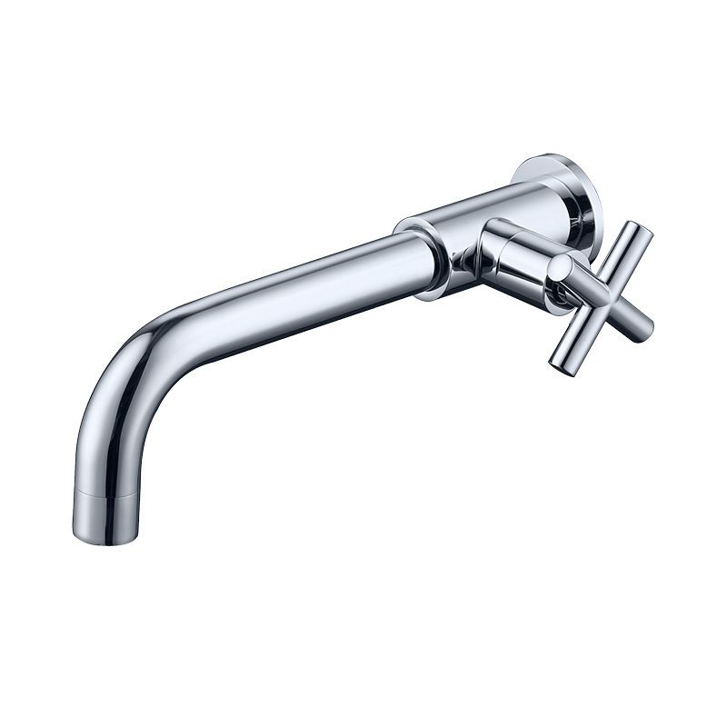 BowLift | Glam Wall-mounted Bathroom Faucet Copper Single Handle Low Arc Basin Faucet for Bathroom