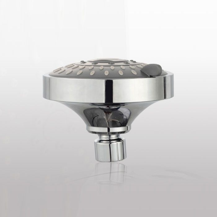 BowLift | Modern Standard 5 Settings Shower Head Round Metal Adjustable Spray Pattern Shower Head