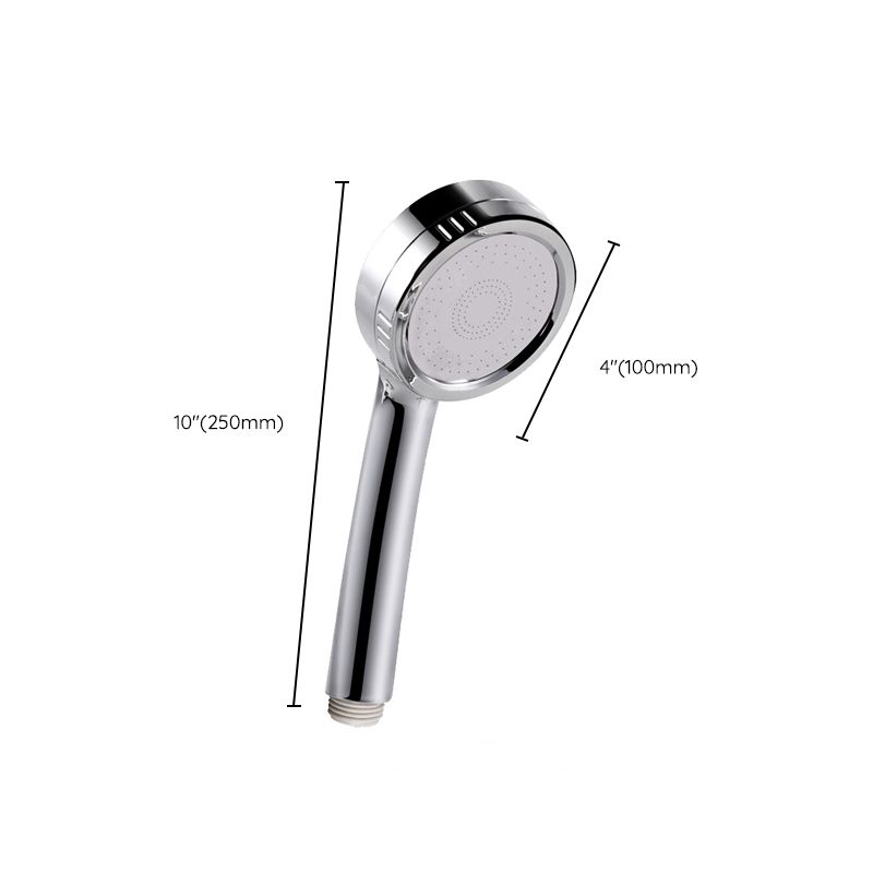 BowLift | Modern hand shower head 5 spray patterns Chrome Round Wall mounted shower head
