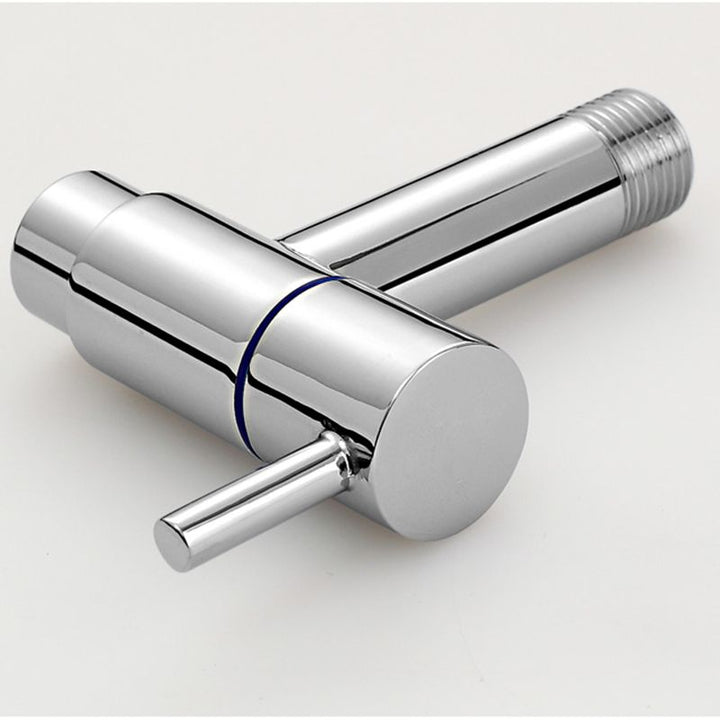 BowLift | Contemporary Wall-Mounted Bathroom Faucet Single Hole Low Arc Solid Brass Circular Faucet