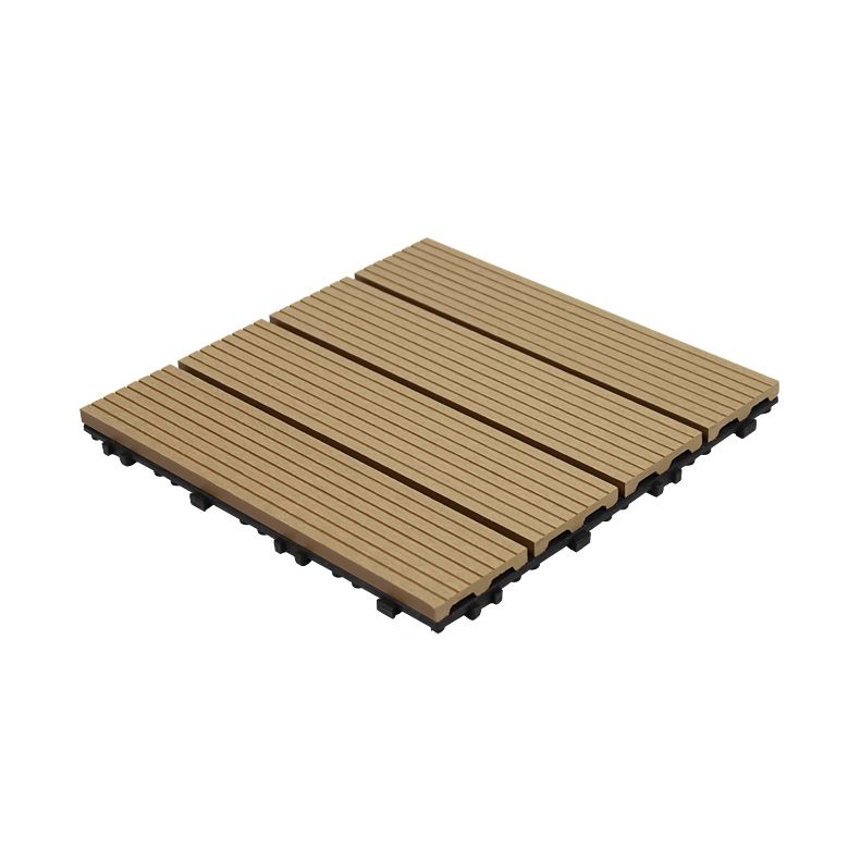 BowLift | 11 Pack 12" X 12" Square Deck/Patio Tiles Snap Fit for Outdoor Patio Tiles