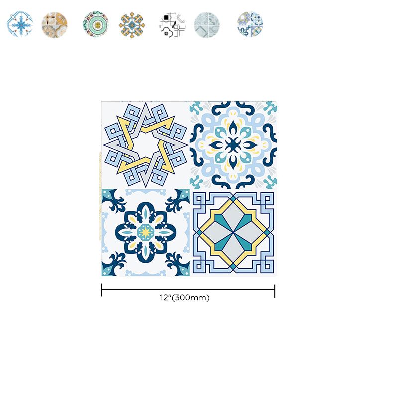 BowLift | Mosaic Tile Wallpaper Contemporary Plastic Wallpaper with Square Shape
