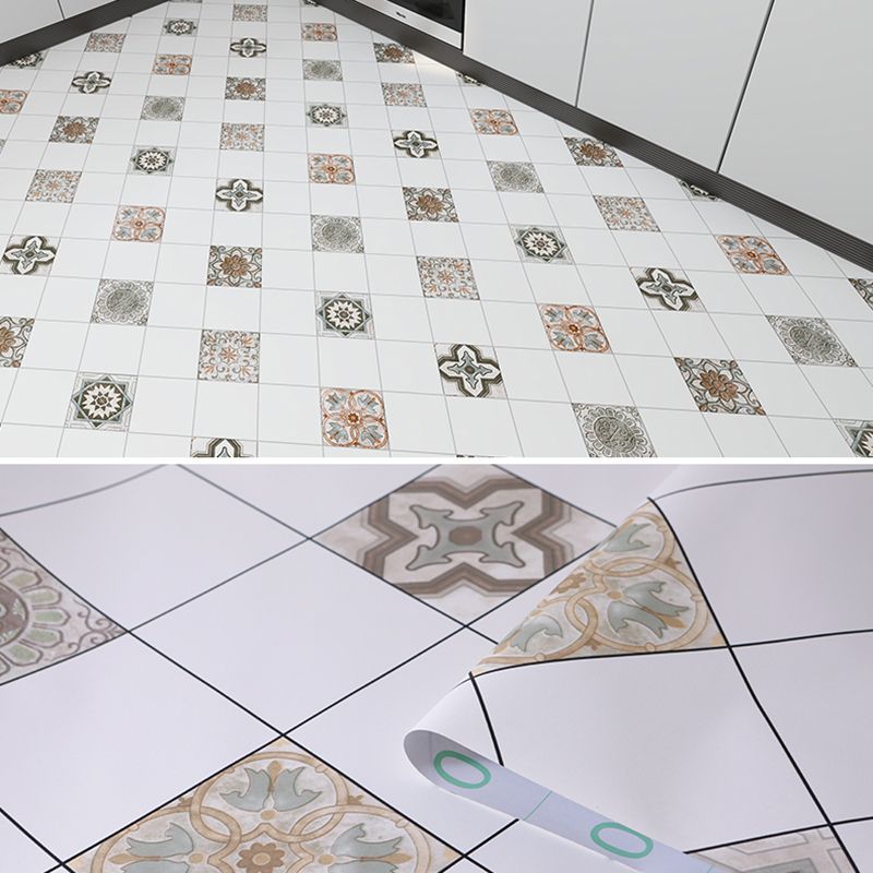 BowLift | Modern vinyl floor planks for peeling and sticking Geometrically printed PVC flooring