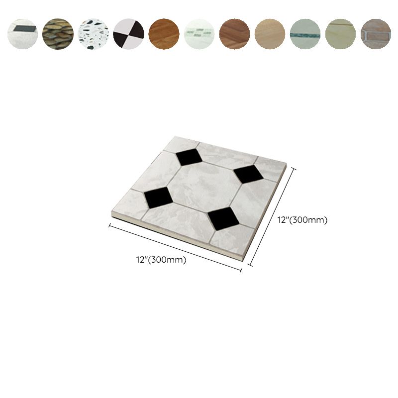 BowLift | Modern Stone Look Plastic Flooring Waterproof Tiles with Square Edge