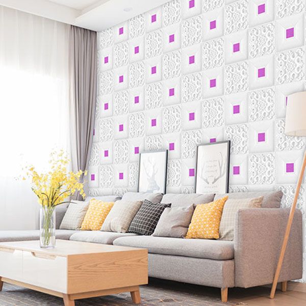 BowLift | Modern Tin Back Wall Covering Smooth Wall Ceiling XPE Cotton Set of 1
