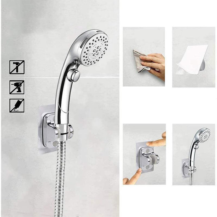 BowLift | Stainless Steel 8 Inch Shower Set 5 Sprays Handheld Showerhead Shower Arm