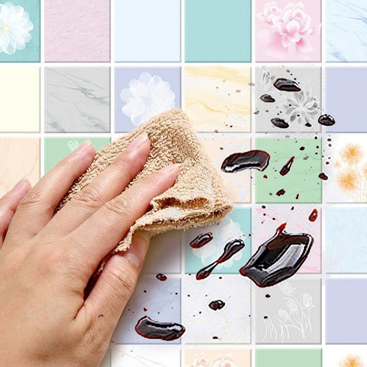 BowLift | Modern Peel & Stick Field Tile Plastic Wallpaper for Backsplash Wall