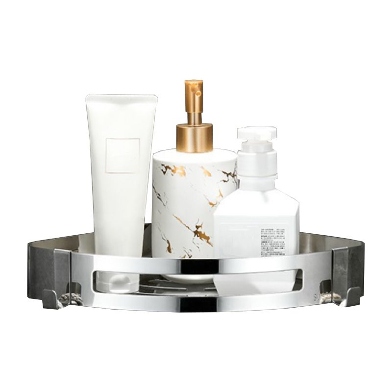 BowLift | Modern Bathroom Hardware Set Silver Bathroom Shelf Bathroom Hardware Set