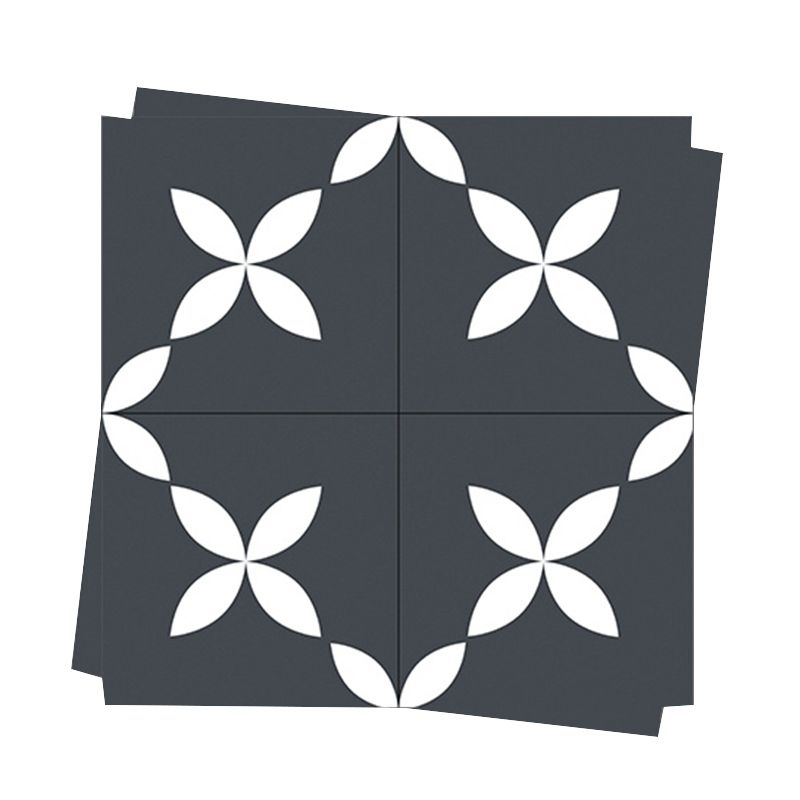 BowLift | Square Indoor Vinyl Flooring Peel and Stick Floral Print Waterproof Vinyl Flooring
