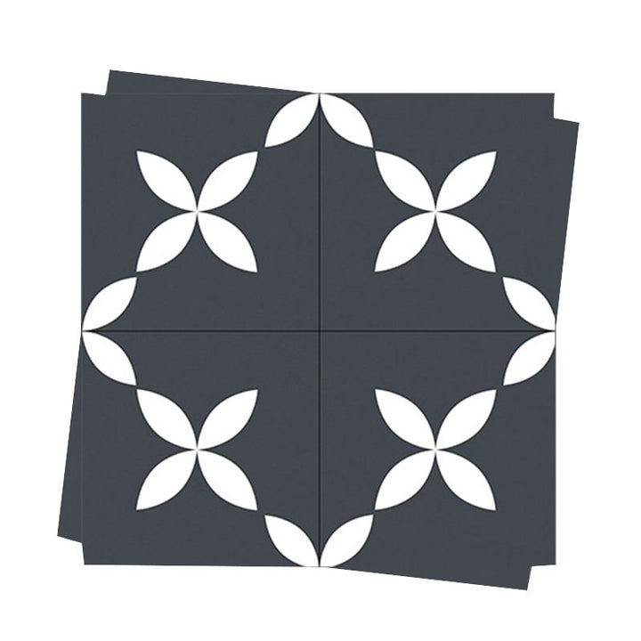 BowLift | Square Indoor Vinyl Flooring Peel and Stick Floral Print Waterproof Vinyl Flooring