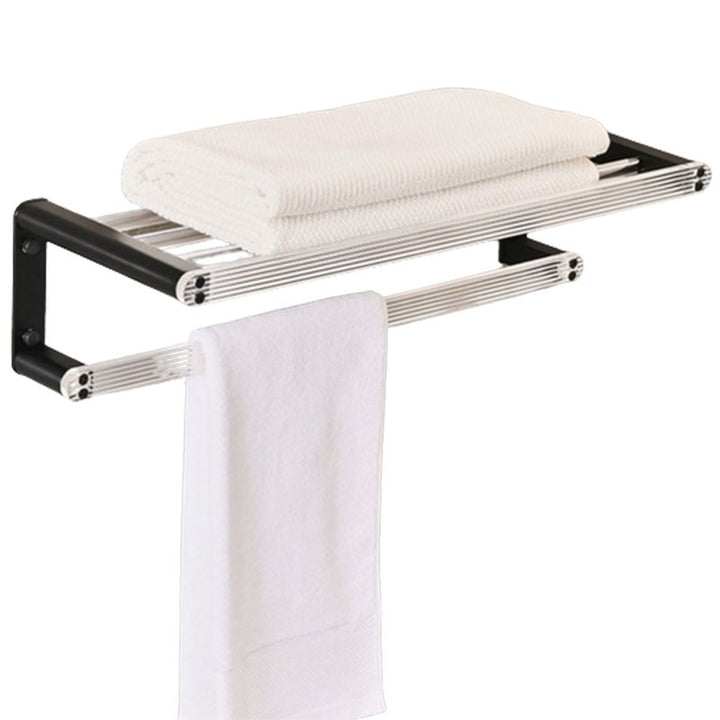 BowLift | Modern Bath Accessories Set Black Towel Bar Bath Shelf Bathroom Fixtures Set