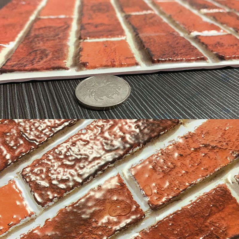 BowLift | Modern Interior Wall Floor Tile Brick Look Oil Resistant Peel and Stick Tile