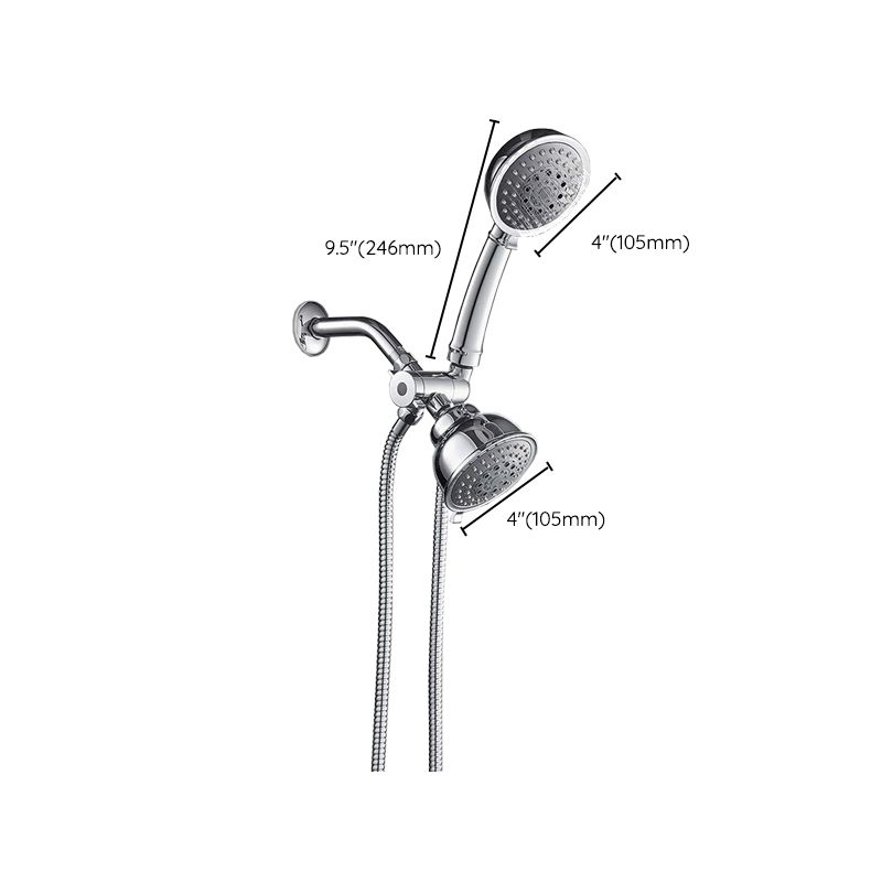 BowLift | Traditional Dual Shower Heads Home Metal Round Shape Dual Shower