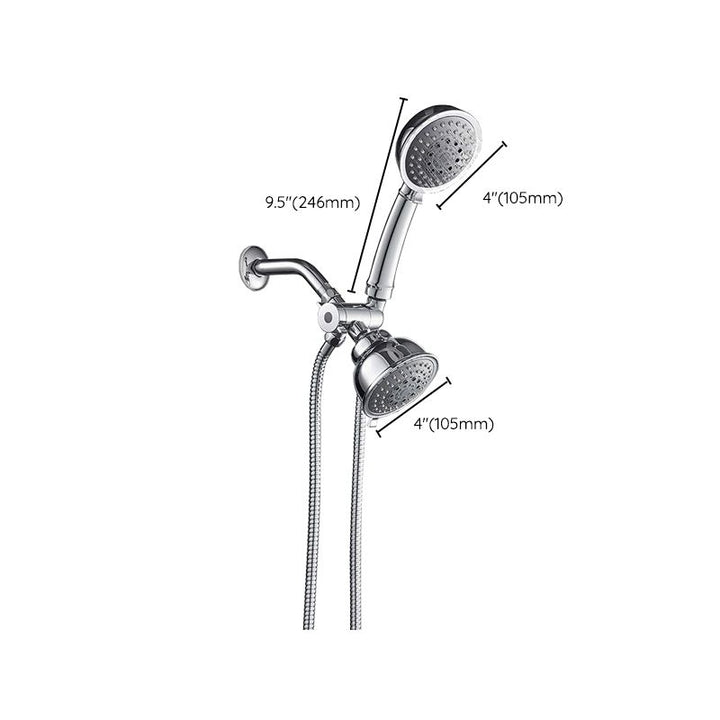 BowLift | Traditional Dual Shower Heads Home Metal Round Shape Dual Shower
