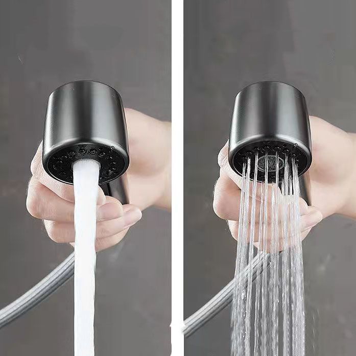 BowLift | Modern centerset faucet with single lever handle for countertop sink bathroom fixture