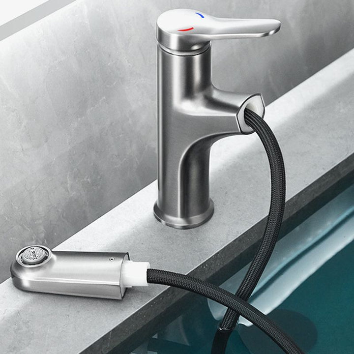 BowLift | Simplicity Brass Sink Faucet Low Arc Single Color Centerset Vanity Faucet for the Bathroom