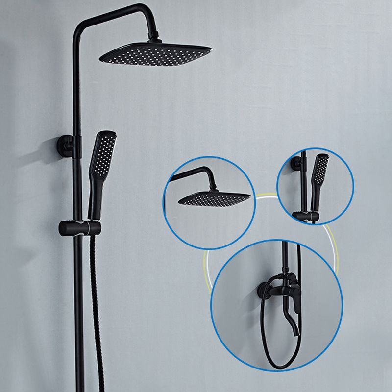 BowLift | Modern adjustable swivel shower head metal shower fixture on the wall