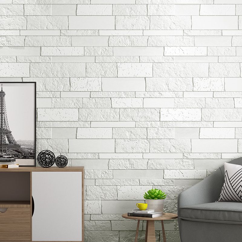 BowLift | Industrial 3D Brick Wall Plank Bathroom Living Room Wall Panel Set of 10