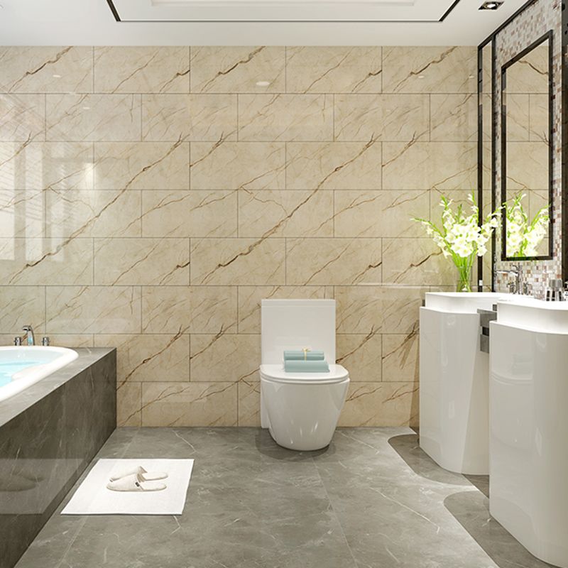 BowLift | Contemporary Style Wallpaper Single Panel Bathroom Wallpaper with Rectangular Shape