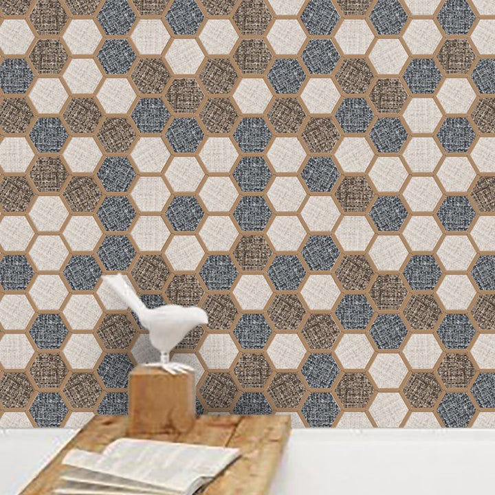 BowLift | Mosaic Tile Wallpaper Hexagonal Shape Peel and Stick Backsplash