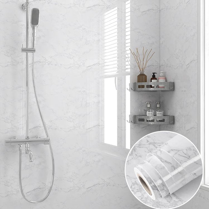 BowLift | Modern splash guard wall tile PVC Rectangular Self-adhesive Wallpaper for the bathroom