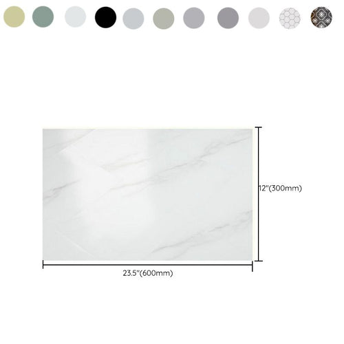 BowLift | Single Tile Wallpaper Modern PVC Peel and Stick Tile with Rectangular Shape
