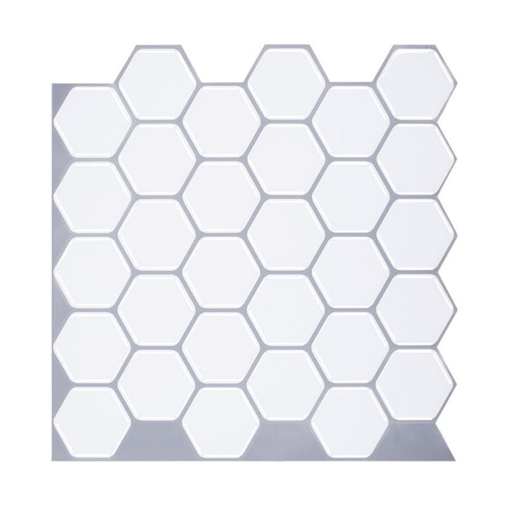 BowLift | Hexagon Wall Tile Fat-Resistant Steel and Kitchen Paper Wallpaper