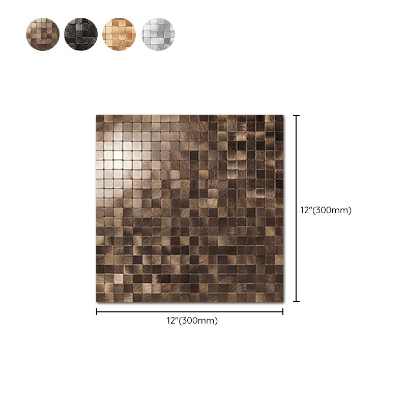 BowLift | Mosaic Tile Wallpaper Contemporary Peel and Stick Wallpaper with Square Shape