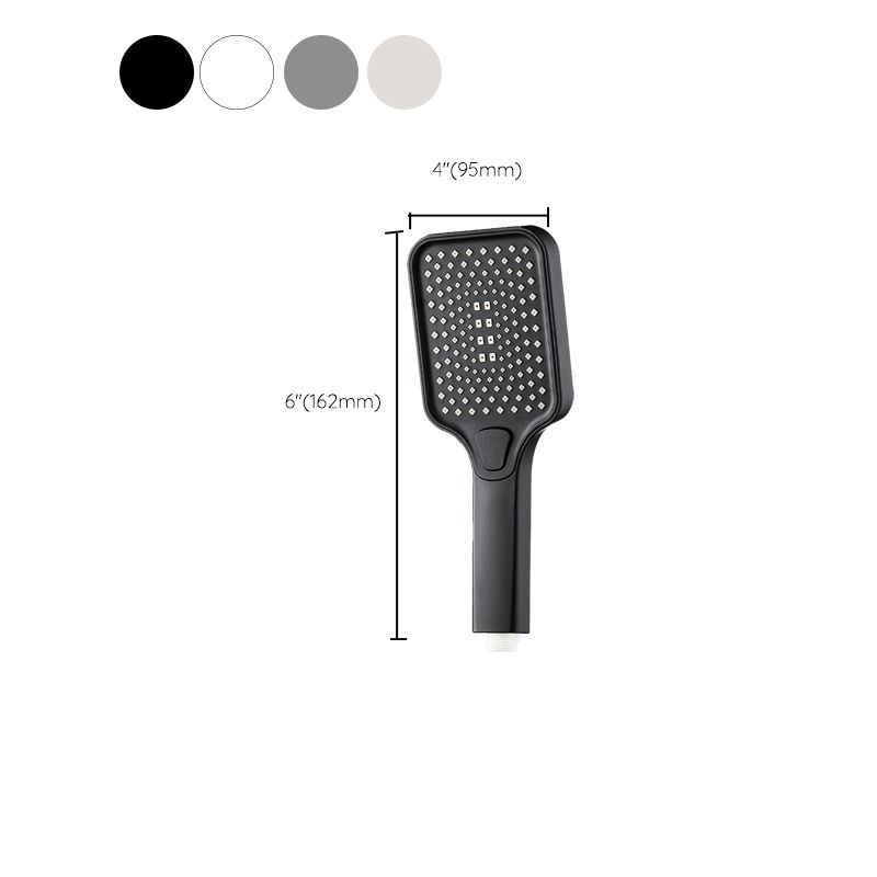 BowLift | Contemporary Rectangular Hand Shower Adjustable Spray Pattern Showerhead