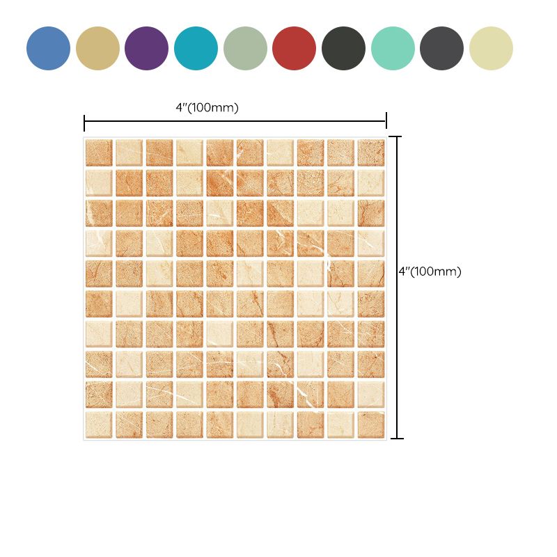 BowLift | Peel and Stick Mosaic Tile Waterproof Square Peel and Stick Tile for the Kitchen 20-Pack