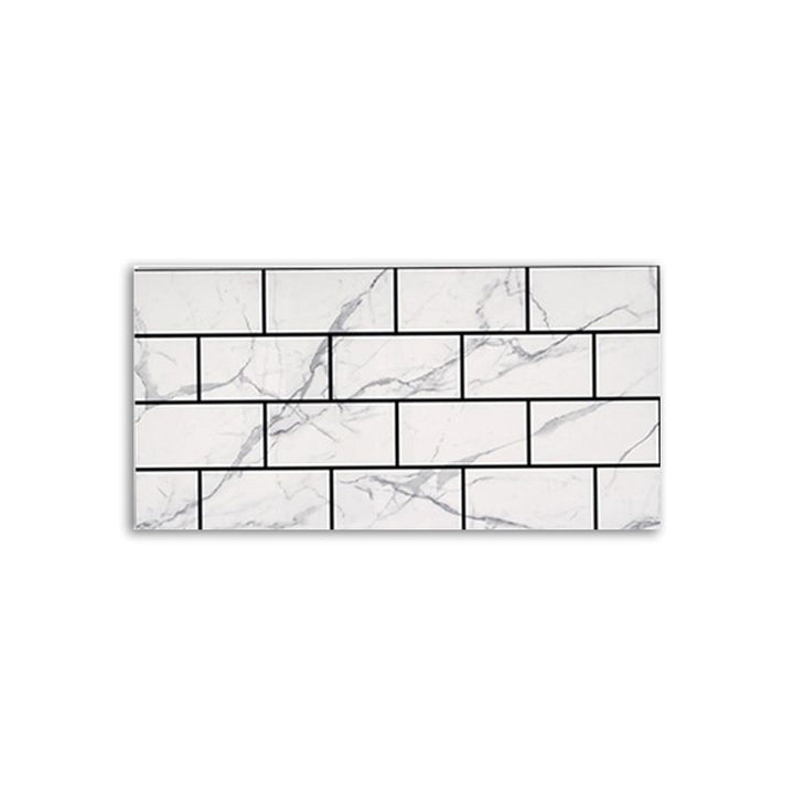 BowLift | Brick Joint Peel & Stick Tile 30 cm x 60 cm Rectangular PVC Wallpaper