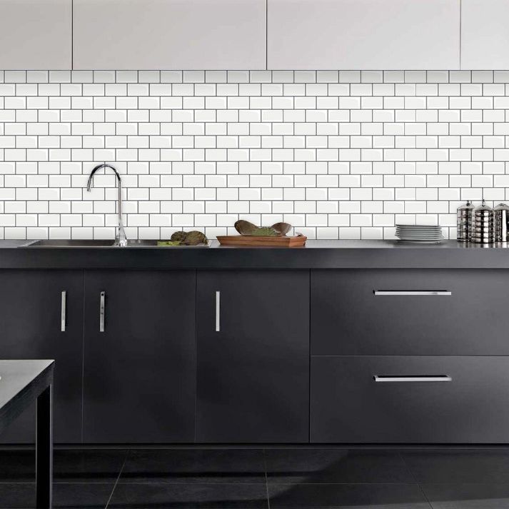 BowLift | 12"x 12" Resin Mosaic Tiles Square Self-Adhesive Tiles for Backsplash & Wall Tile