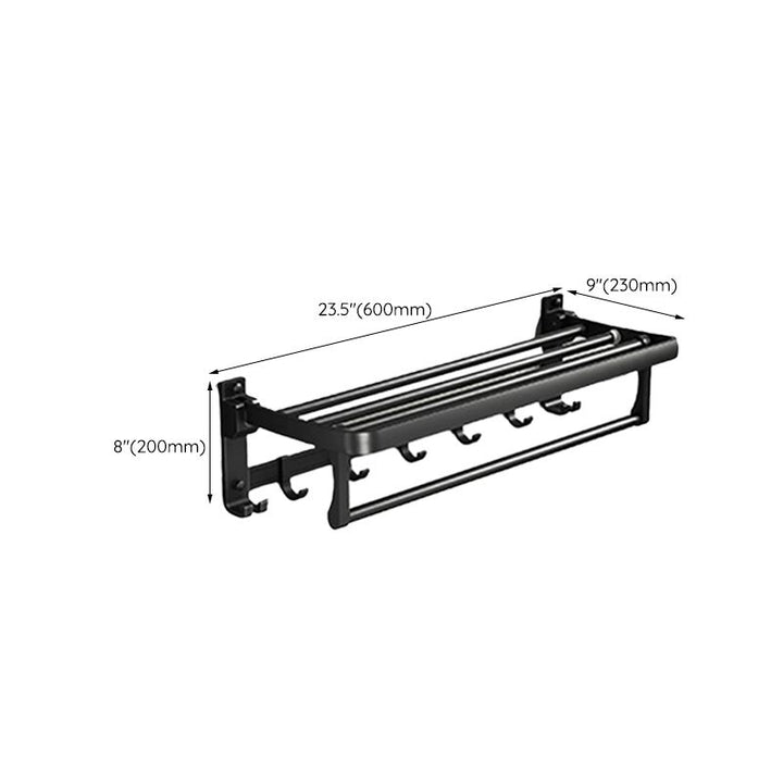 BowLift | Traditional Aluminum Bathroom Accessories Set Black Bathroom Accessories Kit