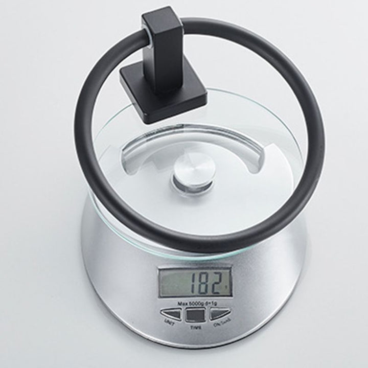 BowLift | Traditional Bathroom Accessories Set Black Towel Ring Bathroom Shelf Bathroom Accessories Set