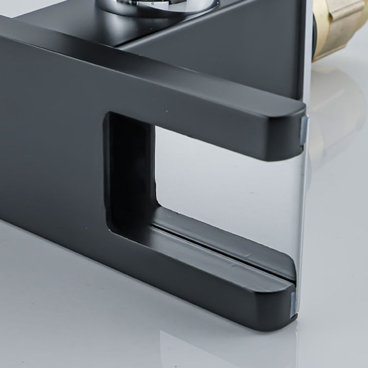 BowLift | Waterfall basin mixer tap square lever handle with LED three-color light