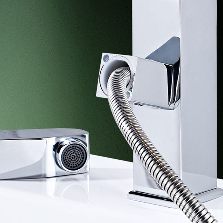 BowLift | Modern Retractable Single Handle Basin Faucet Bathroom Sink Faucet