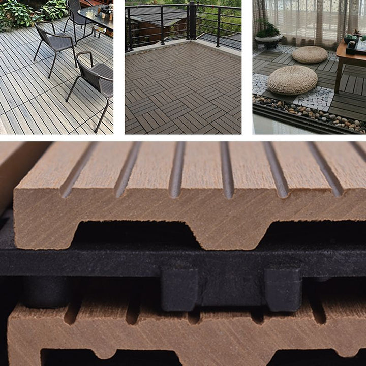 BowLift | Modern plastic wood laminate decking outdoors, mold-resistant laminate