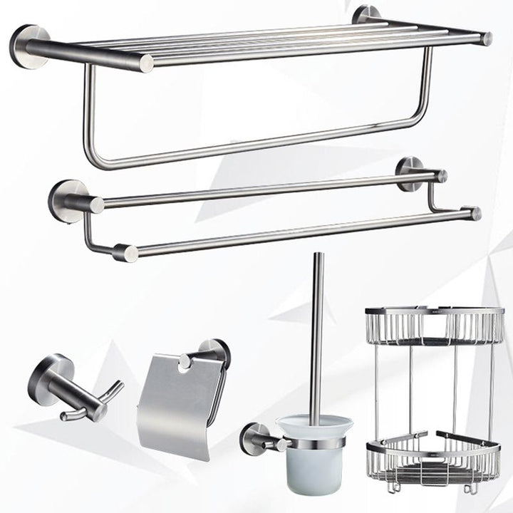 BowLift | Chrome Traditional Bathroom Accessory Set Stainless Steel Bathroom Set