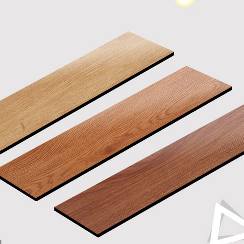 BowLift | Rectangle PVC Floor Covering Peel and Stick Smooth Wood Look Vinyl Flooring