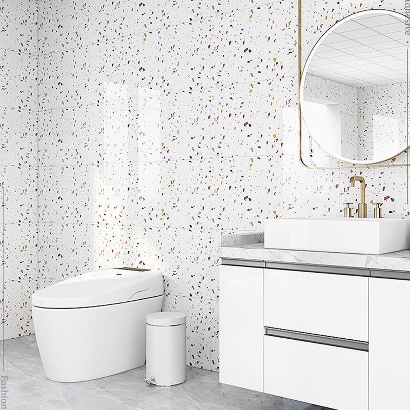 BowLift | Contemporary Wallpaper Modern Style Bathroom Wallpaper with Rectangular Shape