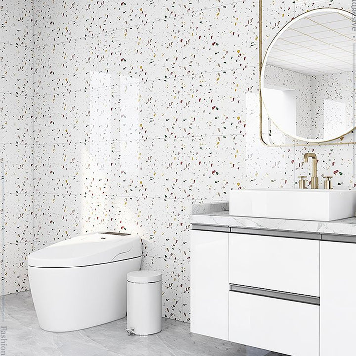 BowLift | Contemporary Wallpaper Modern Style Bathroom Wallpaper with Rectangular Shape