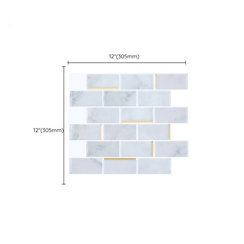BowLift | Mosaic tiles for peeling and sticking Modern style wallpaper with square shape