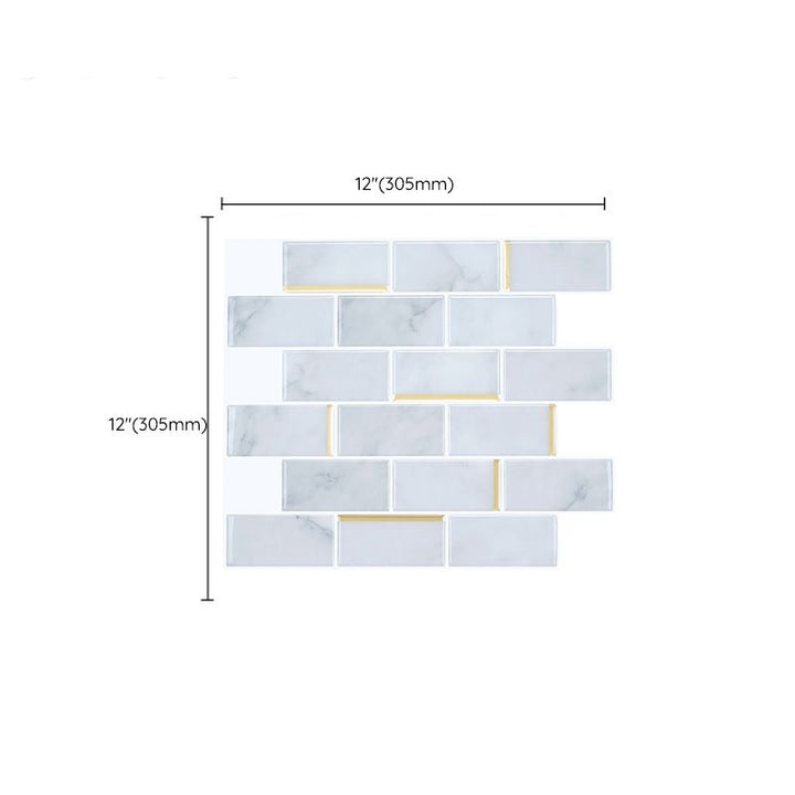 BowLift | Mosaic tiles for peeling and sticking Modern style wallpaper with square shape