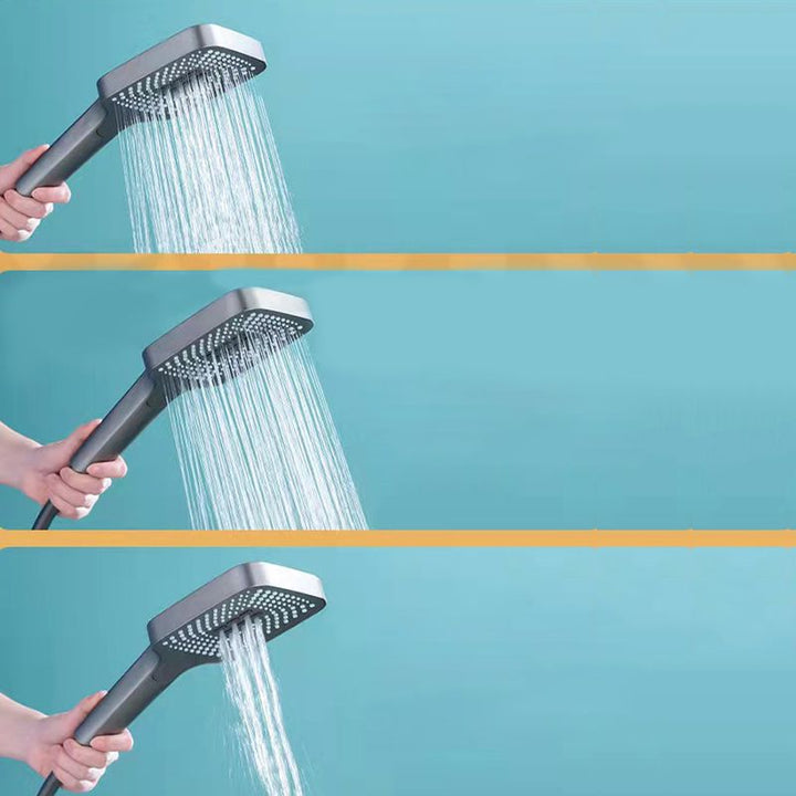 BowLift | Modern adjustable swivel shower head metal shower fixture on the wall