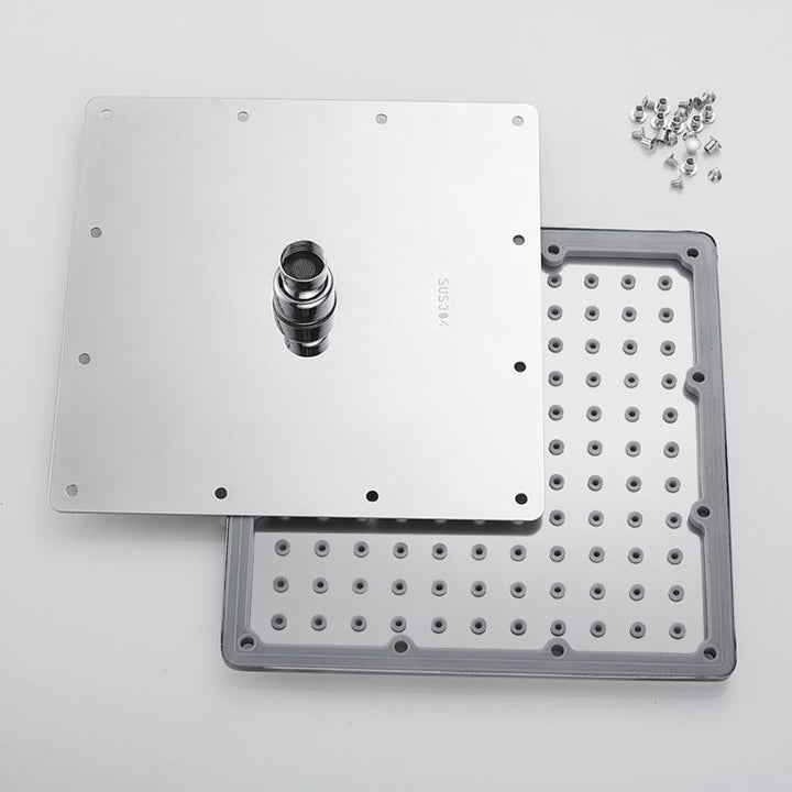 BowLift | Contemporary Style Shower Head Bathroom Fixed Shower Head with Round and Square Shape