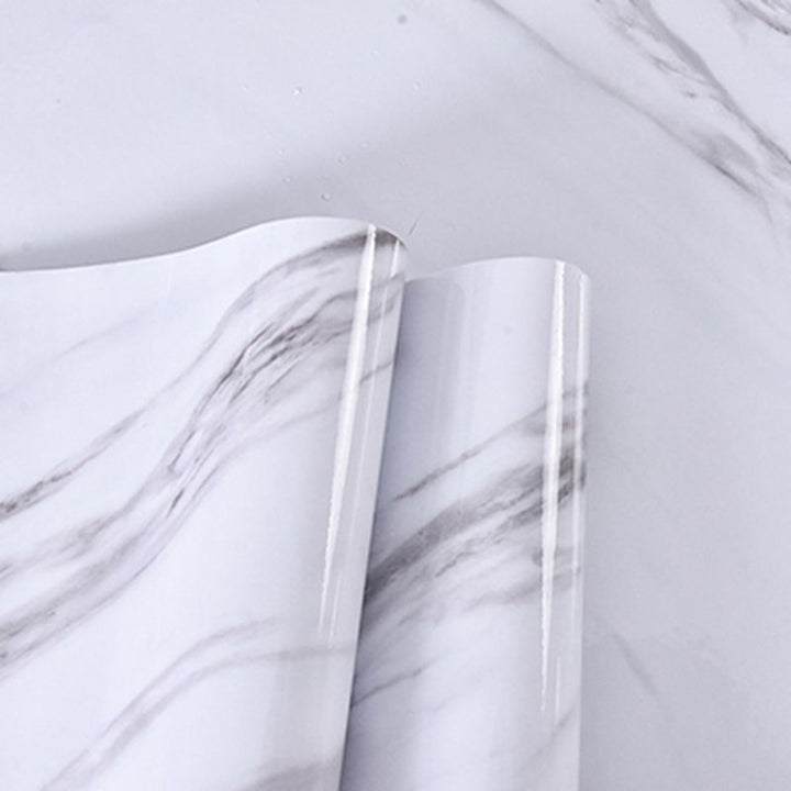 BowLift | Modern Splash Guard Tile Waterproof Marble Print Peel and Stick Tile for the Kitchen