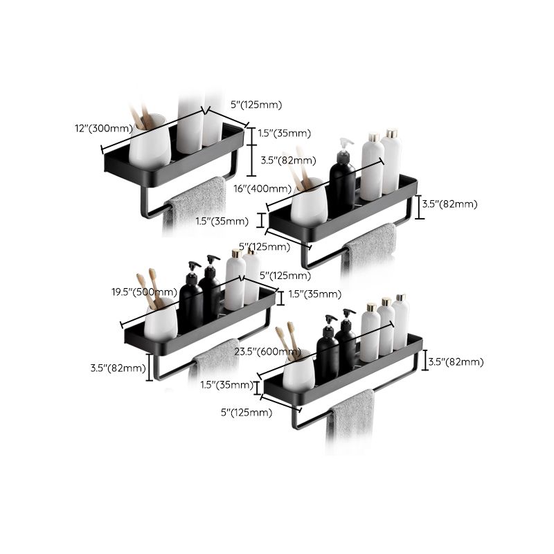 BowLift | Modern Metal Bathroom Accessory Set Drill and Screw Mount Bathroom Accessory Set