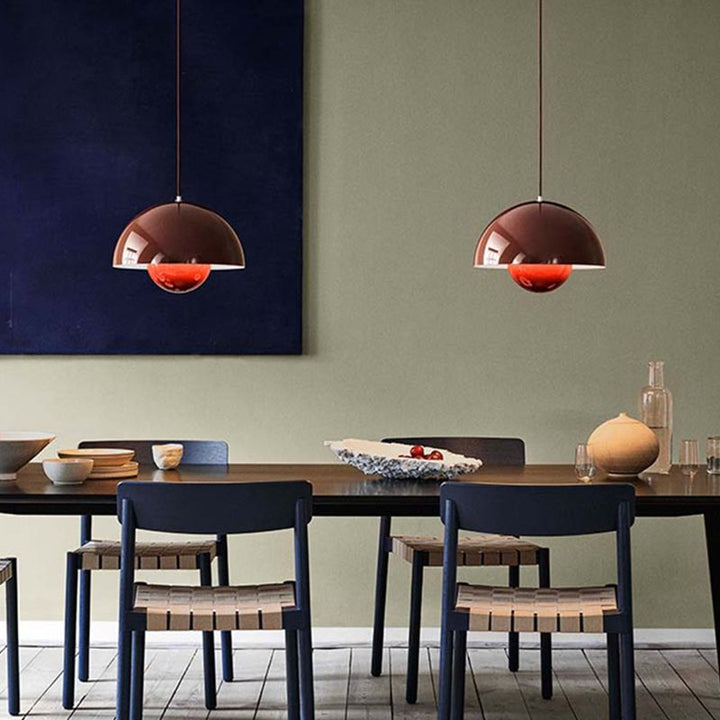 BowLift | Modern creative 1-light pendant lamp wrought iron geometric hanging lamp